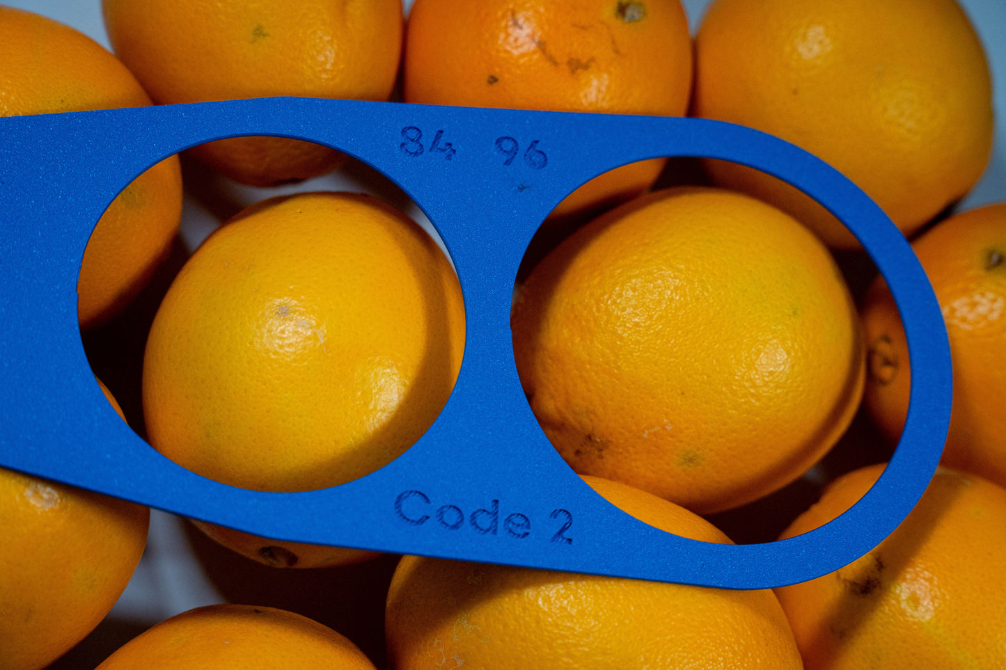 Sortierschablone Orange, PLA 3D-Druck